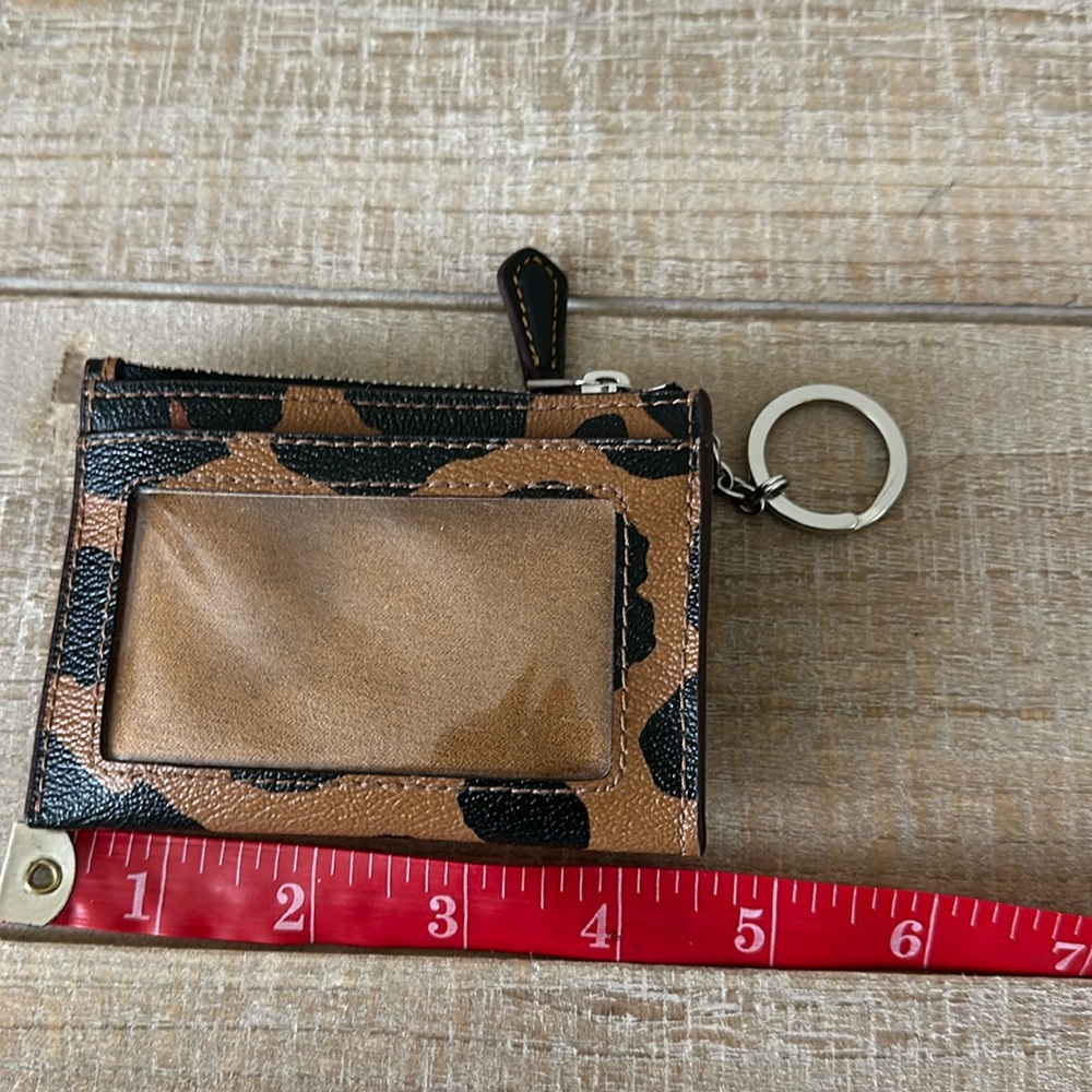 Coach Leopard print wallet